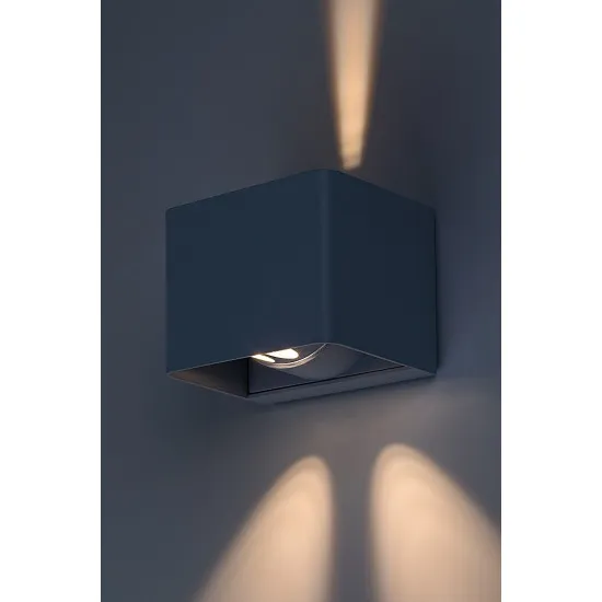 Rábalux Hallstatt szürke LED kültéri fali lámpa (RAB-77170) LED 1 izzós IP54