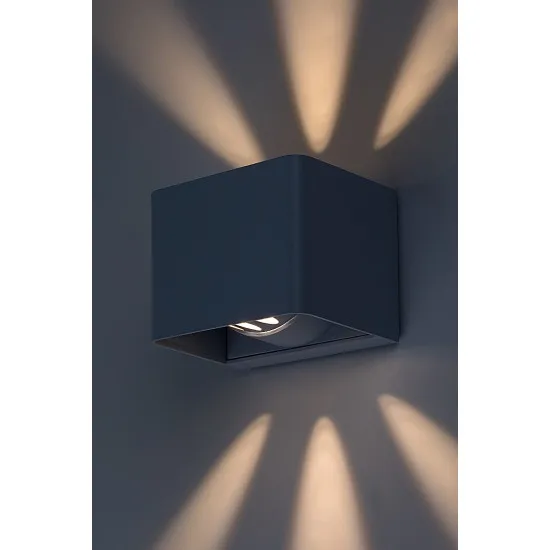 Rábalux Hallstatt szürke LED kültéri fali lámpa (RAB-77170) LED 1 izzós IP54