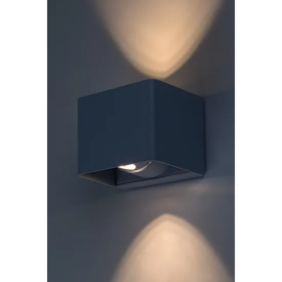 Rábalux Hallstatt szürke LED kültéri fali lámpa (RAB-77170) LED 1 izzós IP54