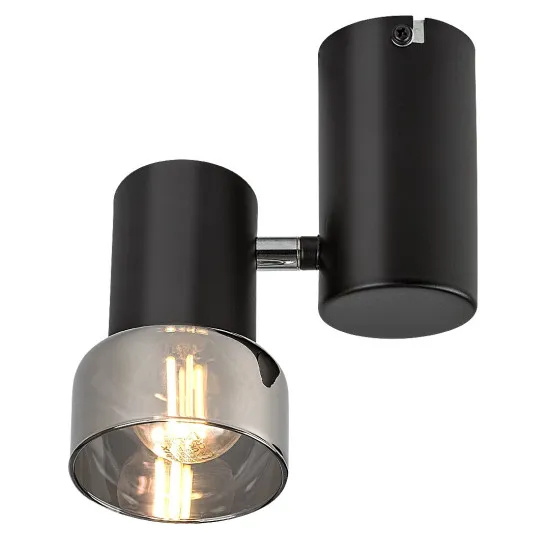 Rábalux Hatice fekete mennyezeti spotlámpa (RAB-73052) E14 1 izzós IP20