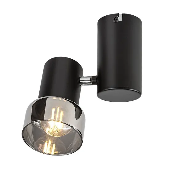 Rábalux Hatice fekete mennyezeti spotlámpa (RAB-73052) E14 1 izzós IP20