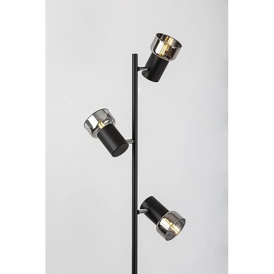 Rábalux Hatice fekete állólámpa (RAB-74279) E14 3 izzós IP20