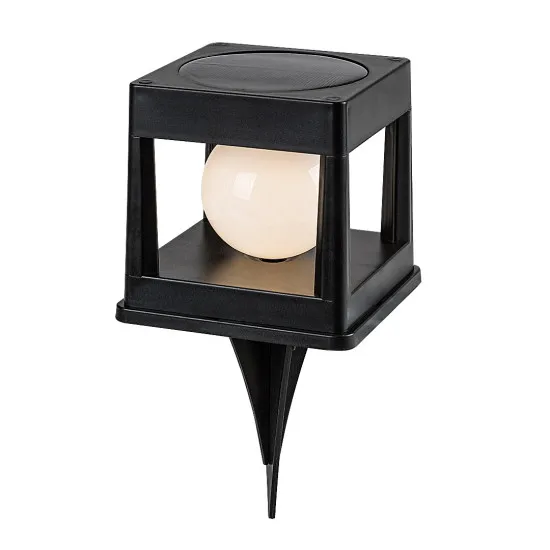 Rábalux Holne fekete LED napelemes kültéri leszúrható lámpa (RAB-77188) LED 1 izzós IP44