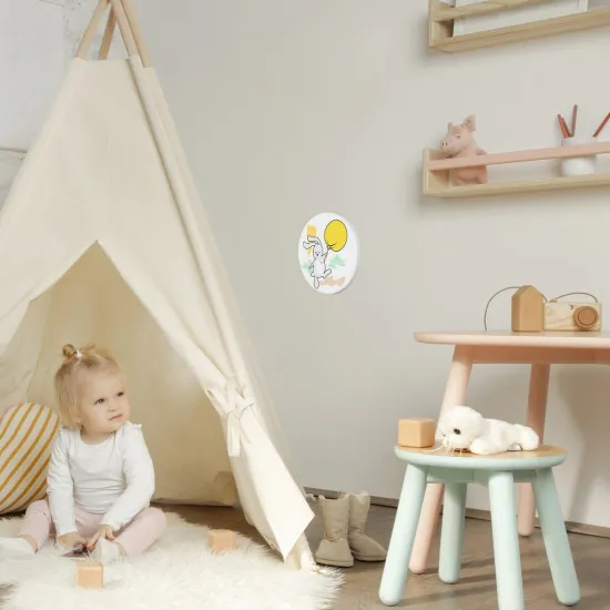 Rábalux Hopply fehér gyerek LED fali lámpa (RAB-71100) LED 1 izzós IP20