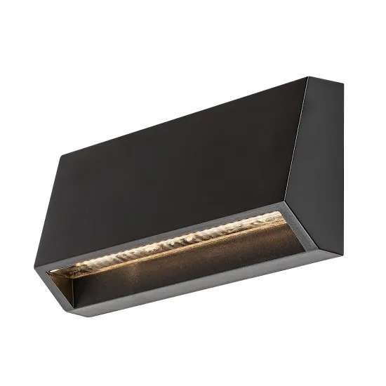 Rábalux Ibar fekete LED kültéri fali lámpa (RAB-77109) LED 1 izzós IP54