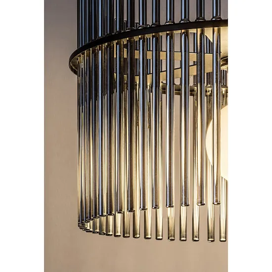 Rábalux Inesa matt fekete függesztett lámpa (RAB-72261) E27 1 izzós IP20