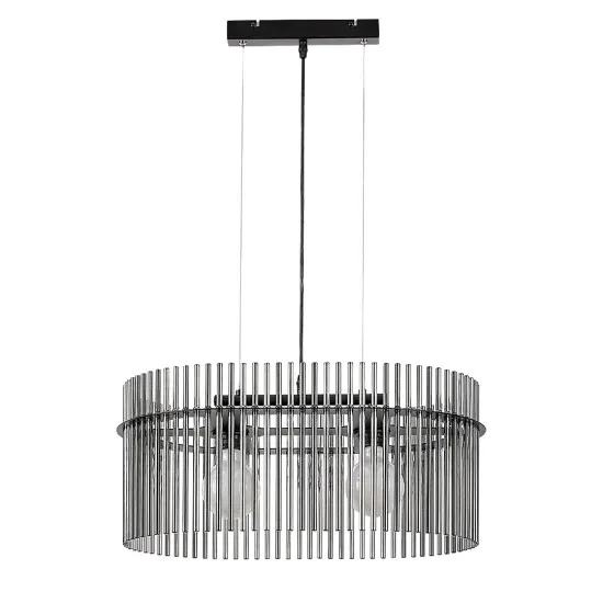 Rábalux Inesa matt fekete függesztett lámpa (RAB-72262) E27 2 izzós IP20