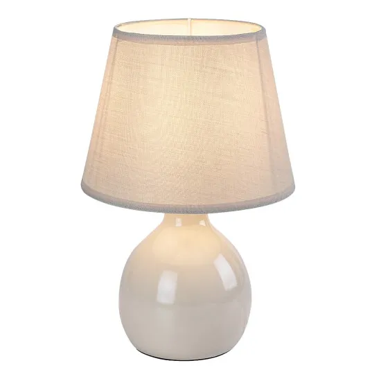 Rábalux Ingrid bézs asztali lámpa (RAB-74076) E14 1 izzós IP20