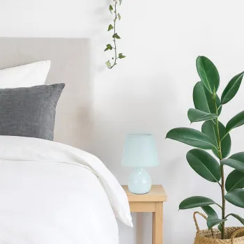 Rábalux Ingrid zöld asztali lámpa (RAB-74077) E14 1 izzós IP20