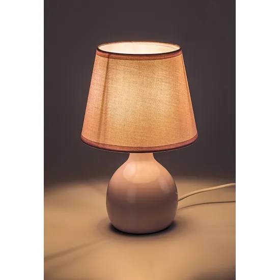 Rábalux Ingrid rózsa asztali lámpa (RAB-74078) E14 1 izzós IP20