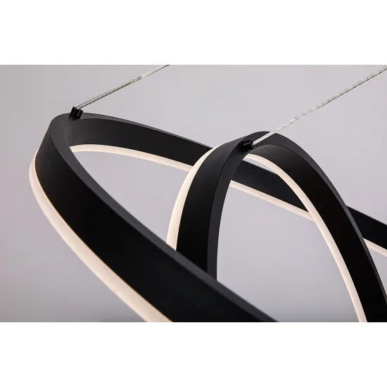 Rábalux Isaure fekete LED függesztett lámpa (RAB-72305) LED 1 izzós IP20