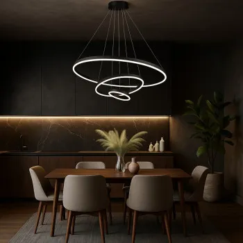 Rábalux Isaure fekete LED függesztett lámpa (RAB-72306) LED 1 izzós IP20