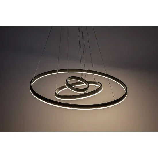 Rábalux Isaure fekete LED függesztett lámpa (RAB-72306) LED 1 izzós IP20