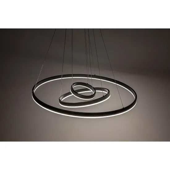 Rábalux Isaure fekete LED függesztett lámpa (RAB-72306) LED 1 izzós IP20