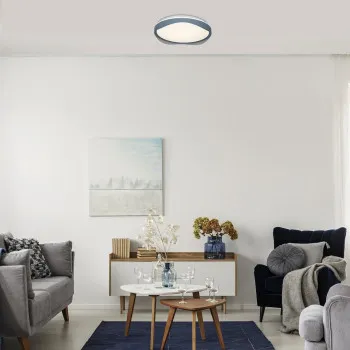 Rábalux Israh szürke LED mennyezeti lámpa (RAB-71249) LED 1 izzós IP20