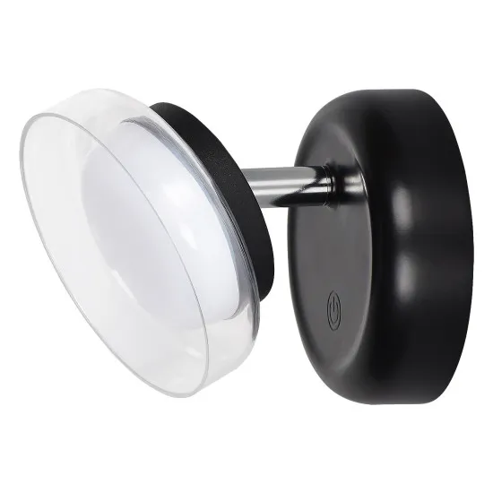 Rábalux Javi fekete LED falikar (RAB-71272) LED 1 izzós IP20