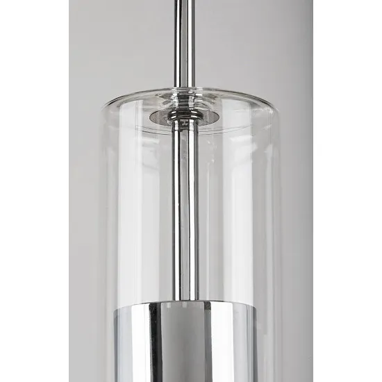 Rábalux Kalevi króm függesztett lámpa (RAB-72046) GU10 1 izzós IP20