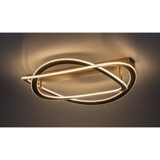 Rábalux Kallira arany LED mennyezeti lámpa (RAB-71280) LED 1 izzós IP20