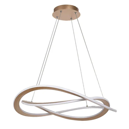 Rábalux Kallira arany LED függesztett lámpa (RAB-72282) LED 1 izzós IP20