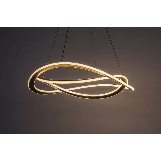 Rábalux Kallira arany LED függesztett lámpa (RAB-72282) LED 1 izzós IP20