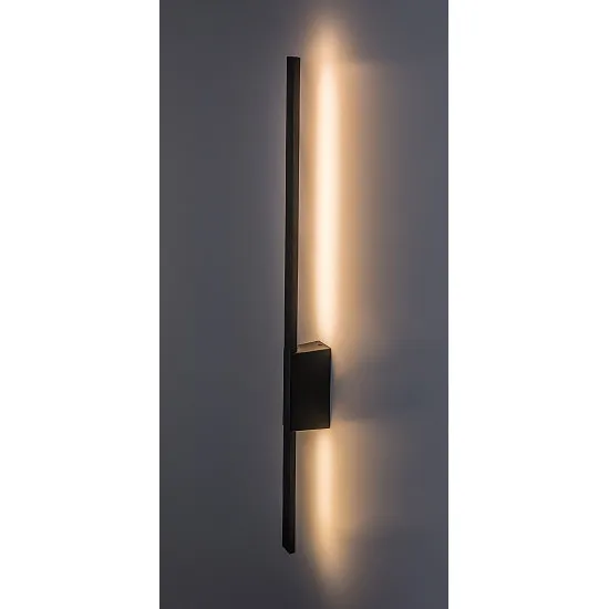 Rábalux Kelebia fekete LED kültéri fali lámpa (RAB-77125) LED 1 izzós IP44