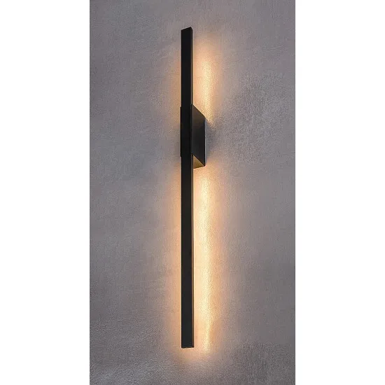 Rábalux Kelebia fekete LED kültéri fali lámpa (RAB-77125) LED 1 izzós IP44