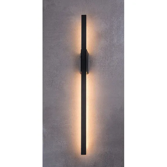 Rábalux Kelebia fekete LED kültéri fali lámpa (RAB-77125) LED 1 izzós IP44