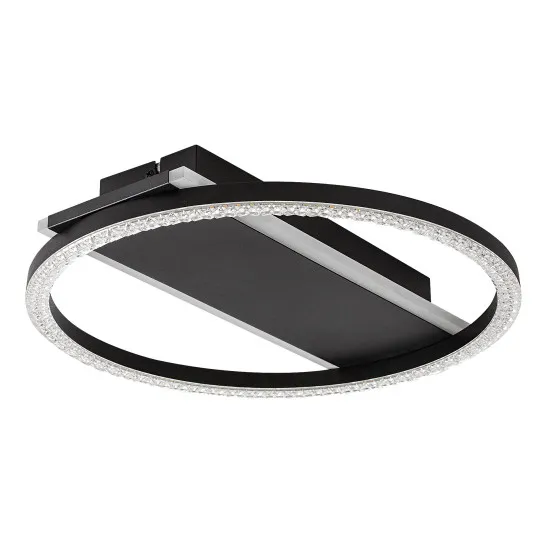 Rábalux Kerstin fekete LED mennyezeti lámpa (RAB-71369) LED 1 izzós IP20