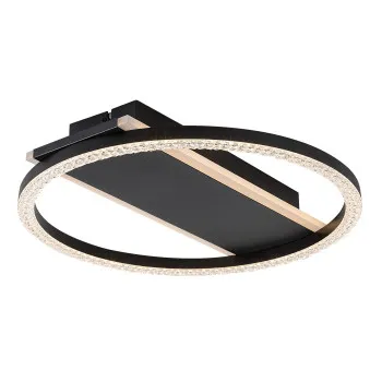 Rábalux Kerstin fekete LED mennyezeti lámpa (RAB-71369) LED 1 izzós IP20