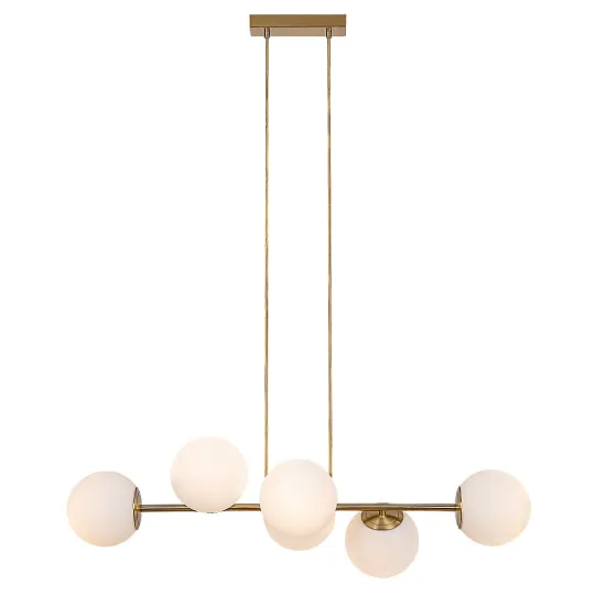 Rábalux Kiara arany függesztett lámpa (RAB-72249) E27/G45 6 izzós IP20