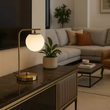 Rábalux Kiara arany asztali lámpa (RAB-74203) E27/G45 1 izzós IP20