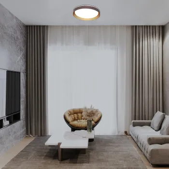 Rábalux Ladan barna-arany LED mennyezeti lámpa (RAB-71308) LED 1 izzós IP20