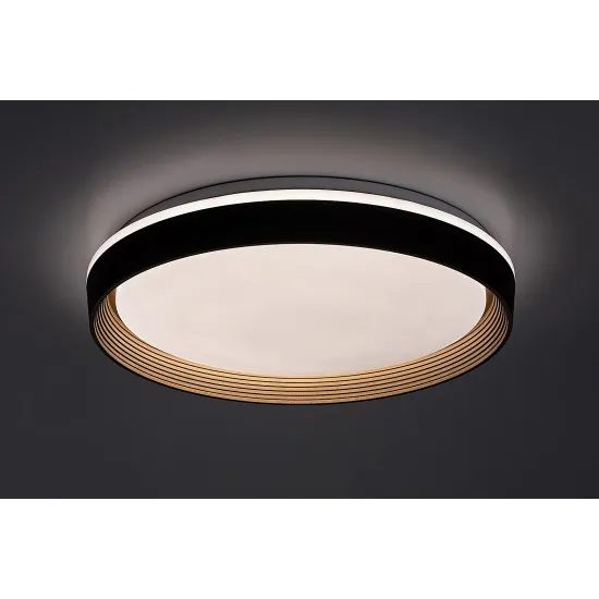 Rábalux Ladan barna-arany LED mennyezeti lámpa (RAB-71308) LED 1 izzós IP20