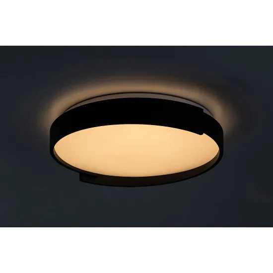 Rábalux Laleh fekete LED mennyezeti lámpa (RAB-71305) LED 1 izzós IP20