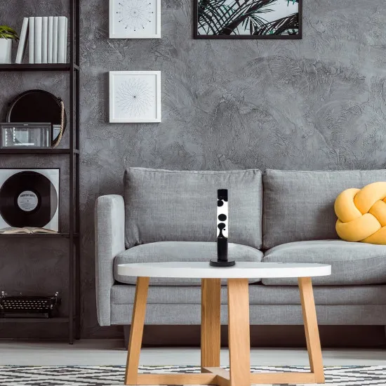 Rábalux Lavastic fekete LED asztali lámpa (RAB-76027) LED 1 izzós IP20