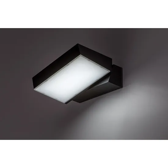 Rábalux Laxa fekete LED kültéri fali lámpa (RAB-77121) LED 1 izzós IP54