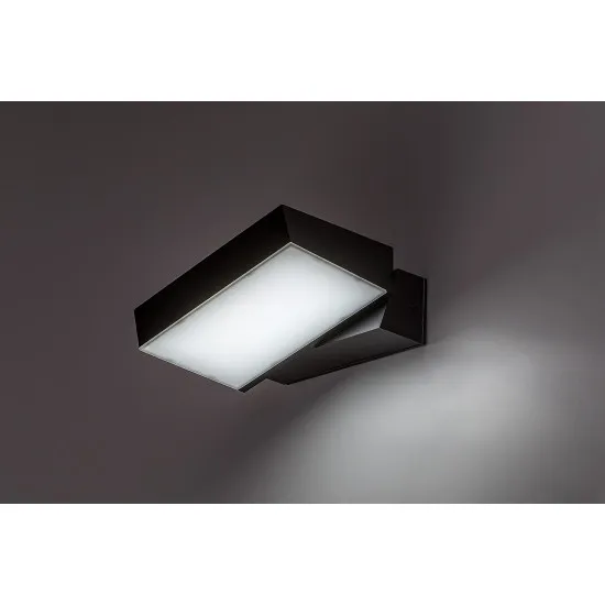 Rábalux Laxa fekete LED kültéri fali lámpa (RAB-77121) LED 1 izzós IP54