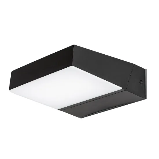 Rábalux Laxa fekete LED kültéri fali lámpa (RAB-77121) LED 1 izzós IP54