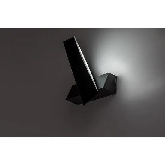 Rábalux Laxa fekete LED kültéri fali lámpa (RAB-77121) LED 1 izzós IP54