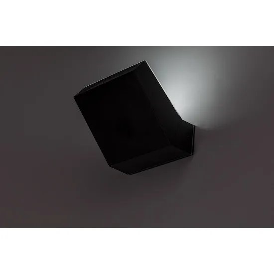 Rábalux Laxa fekete LED kültéri fali lámpa (RAB-77121) LED 1 izzós IP54