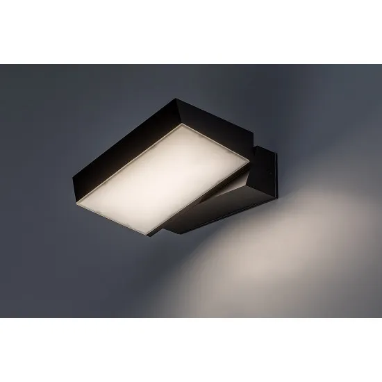 Rábalux Laxa fekete LED kültéri fali lámpa (RAB-77121) LED 1 izzós IP54