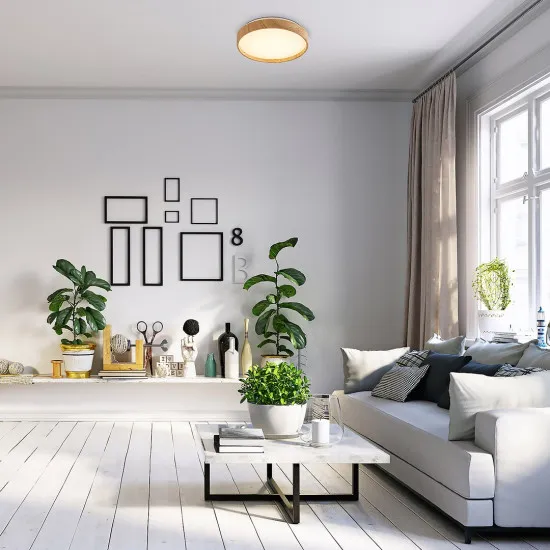 Rábalux Leana 2 bükk LED mennyezeti lámpa (RAB-71143) LED 1 izzós IP20