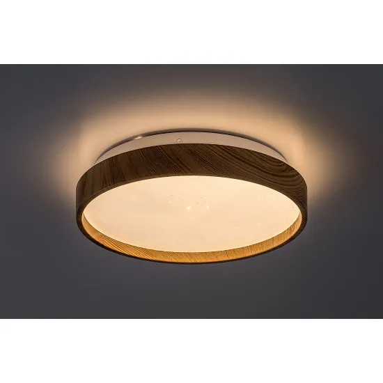 Rábalux Leana 2 bükk LED mennyezeti lámpa (RAB-71143) LED 1 izzós IP20