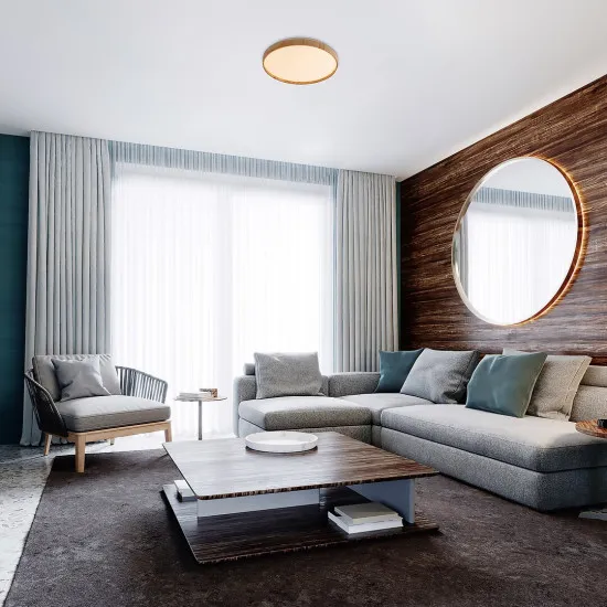 Rábalux Leana 2 bükk LED mennyezeti lámpa (RAB-71144) LED 1 izzós IP20