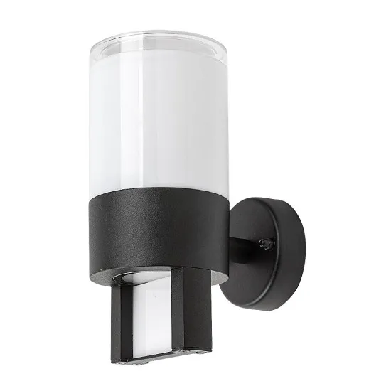 Rábalux Leitha fekete LED kültéri fali lámpa (RAB-77130) LED 1 izzós IP44