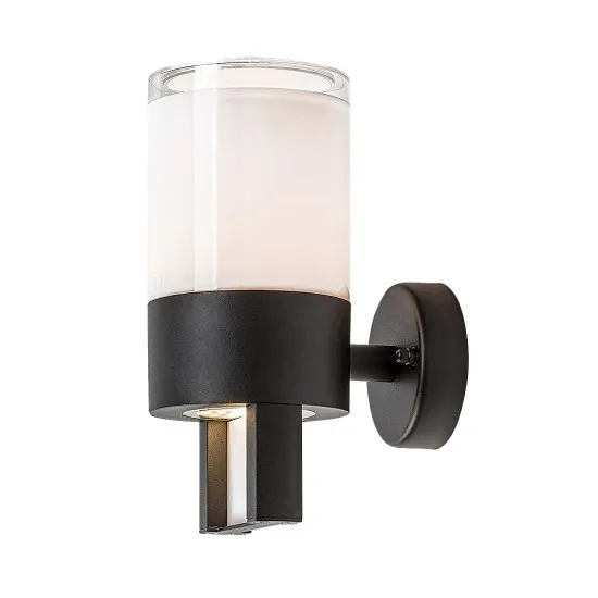 Rábalux Leitha fekete LED kültéri fali lámpa (RAB-77130) LED 1 izzós IP44