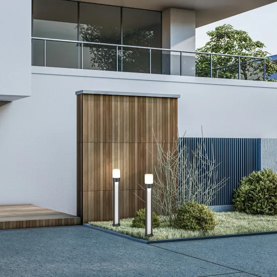 Rábalux Leitha fekete LED kültéri állólámpa (RAB-77132) LED 1 izzós IP44