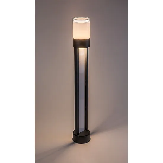 Rábalux Leitha fekete LED kültéri állólámpa (RAB-77132) LED 1 izzós IP44