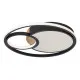 Rábalux Leola fekete LED mennyezeti lámpa (RAB-71044) LED 1 izzós IP20