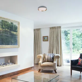 Rábalux Liatris 2 szürke-arany LED mennyezeti lámpa (RAB-71185) LED 1 izzós IP20